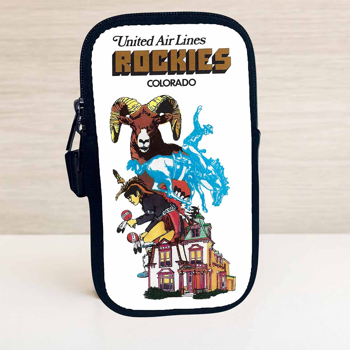 United Airlines Colorado Travel Pouch
