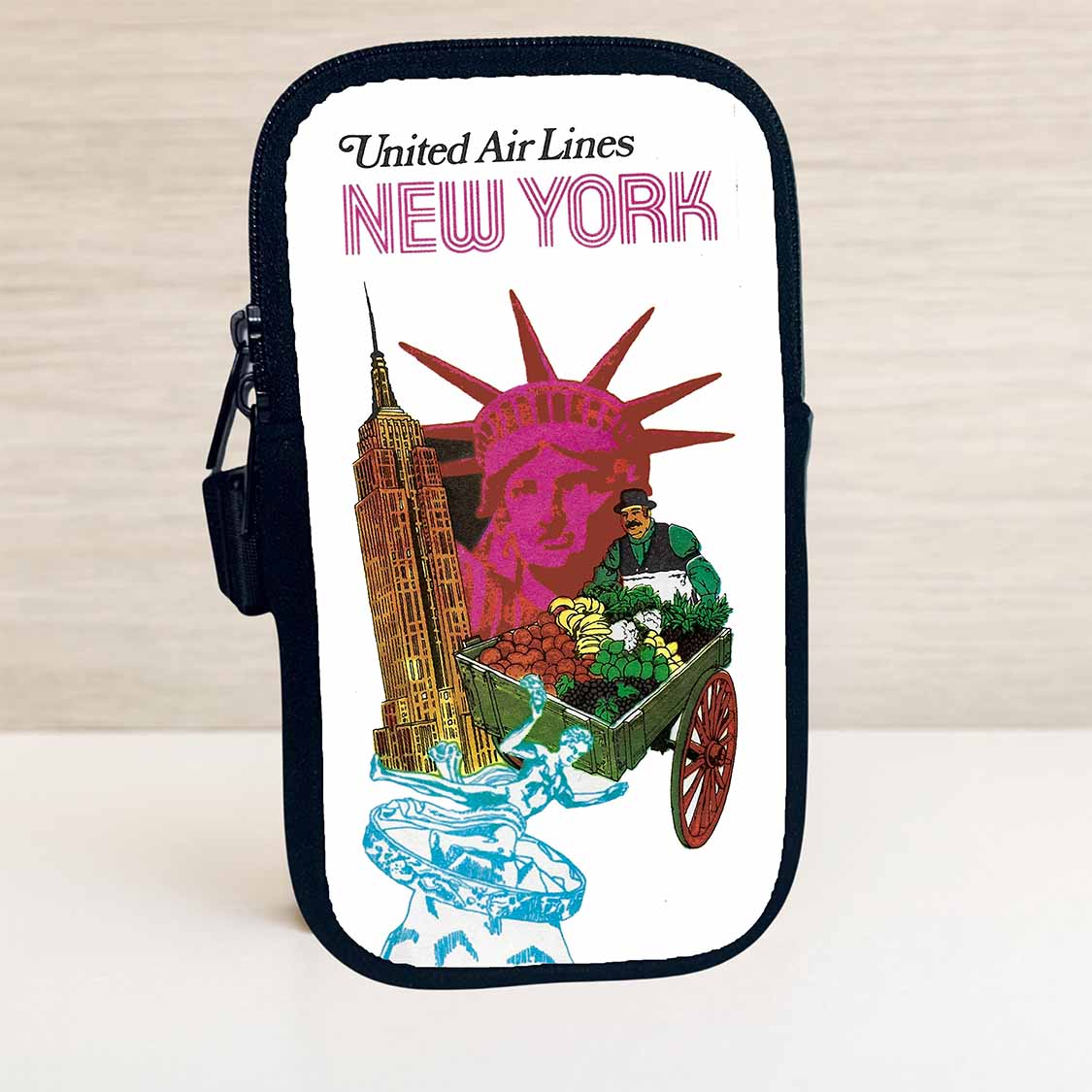 United Airlines New York Travel Pouch