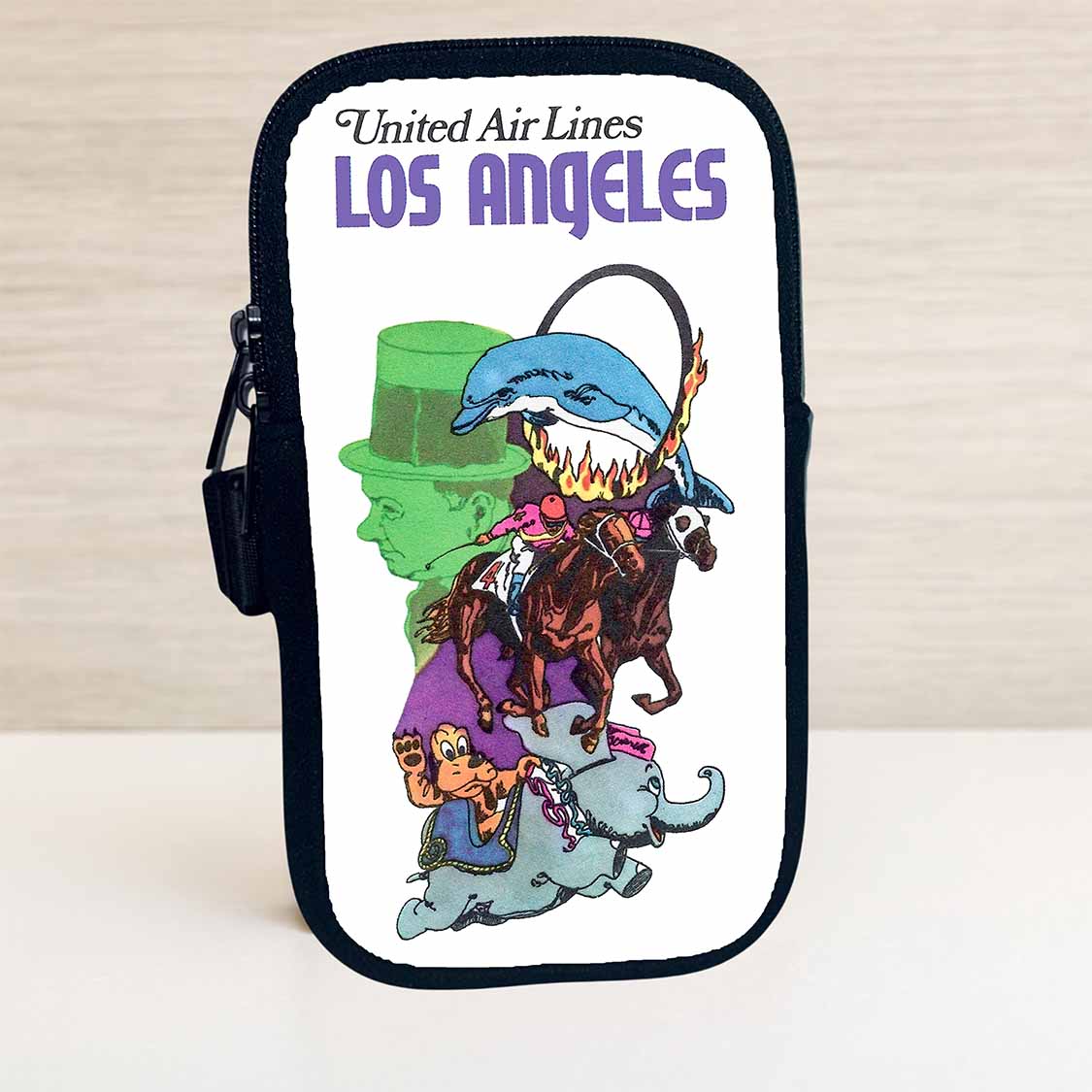 United Airlines Los Angeles Travel Pouch