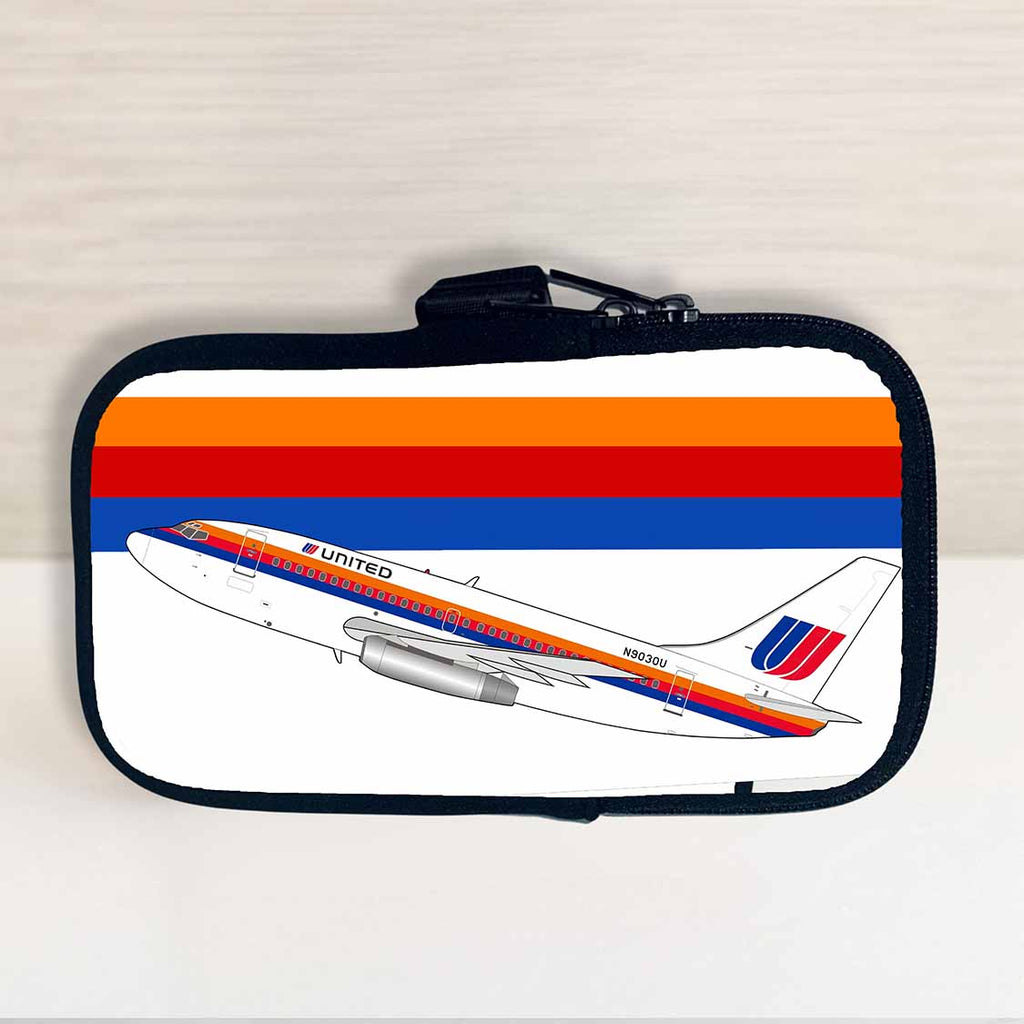 United Airlines Tulip Livery Travel Pouch