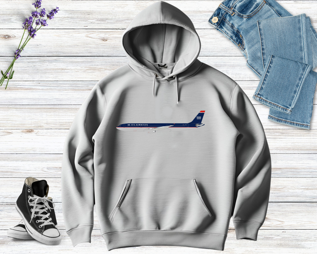 US Airways Livery Hoodie / Hooded Sweatshirt / Screen Printed