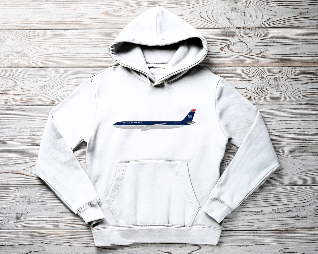 US Airways Livery Hoodie / Hooded Sweatshirt / Screen Printed