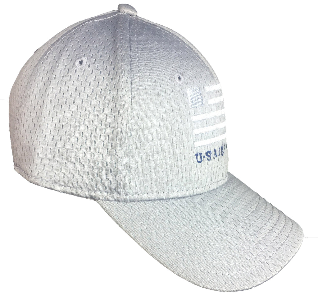 US Airways Logo Grey Mesh Cap