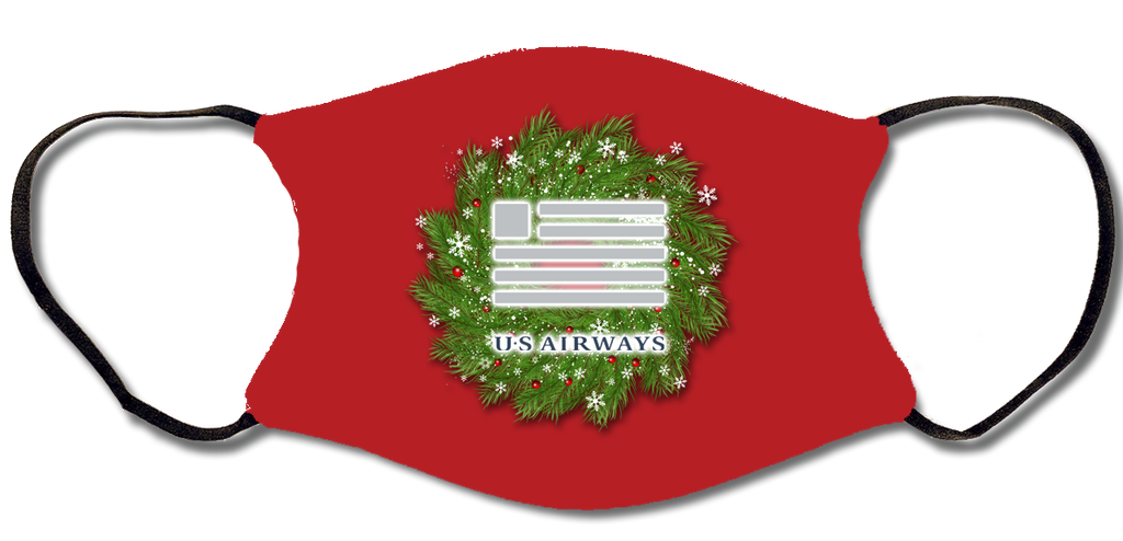 US Airways Christmas Face Mask
