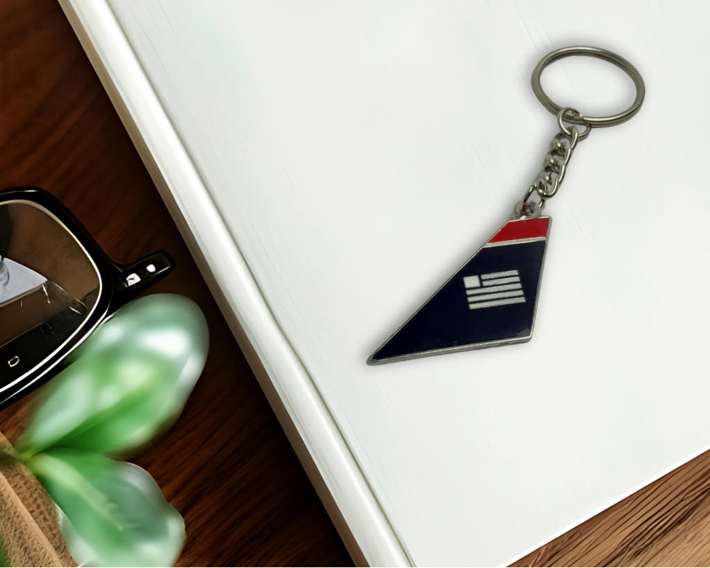 US Airways Livery Tail Keychain