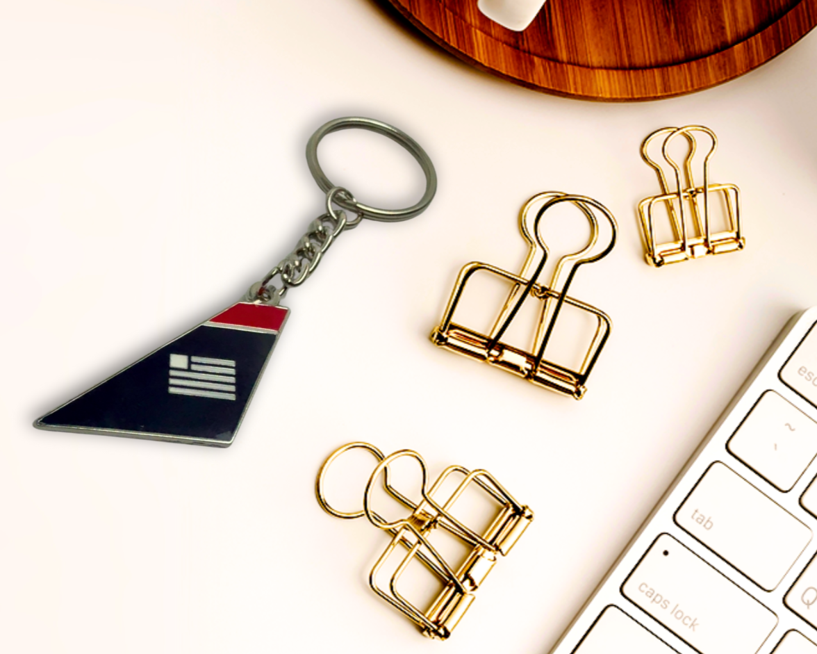 US Airways Livery Tail Keychain