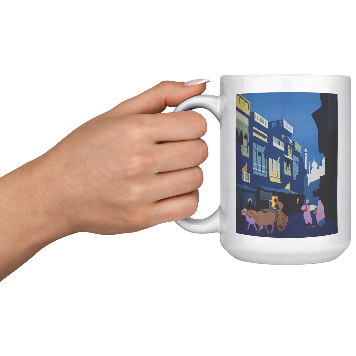 Vintage_A_Street_by_Moonlight_Visit_Indi_15oz_White_LH_Model_Mockup.png_16298381