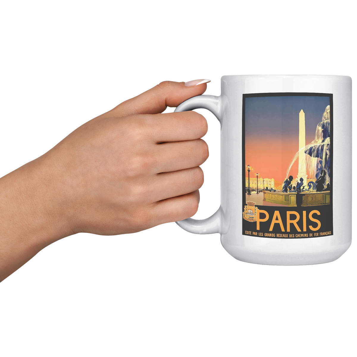 Vintage_Paris_Eiffel_Tower_Sunset_Travel_15oz_White_LH_Model_Mockup.png_16297795