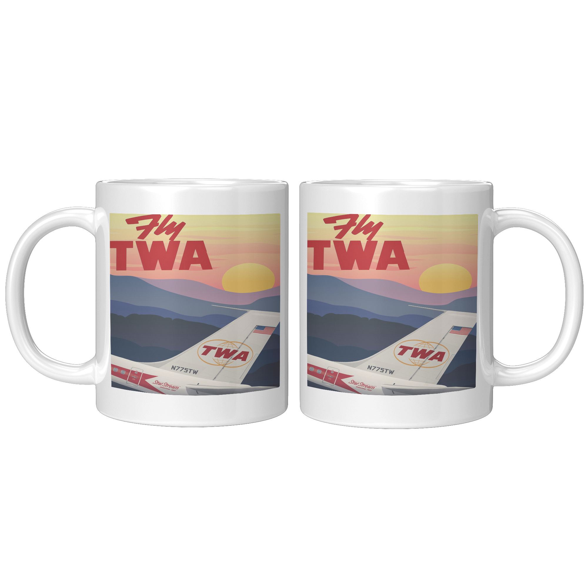 Vintage TWA Coffee Mug