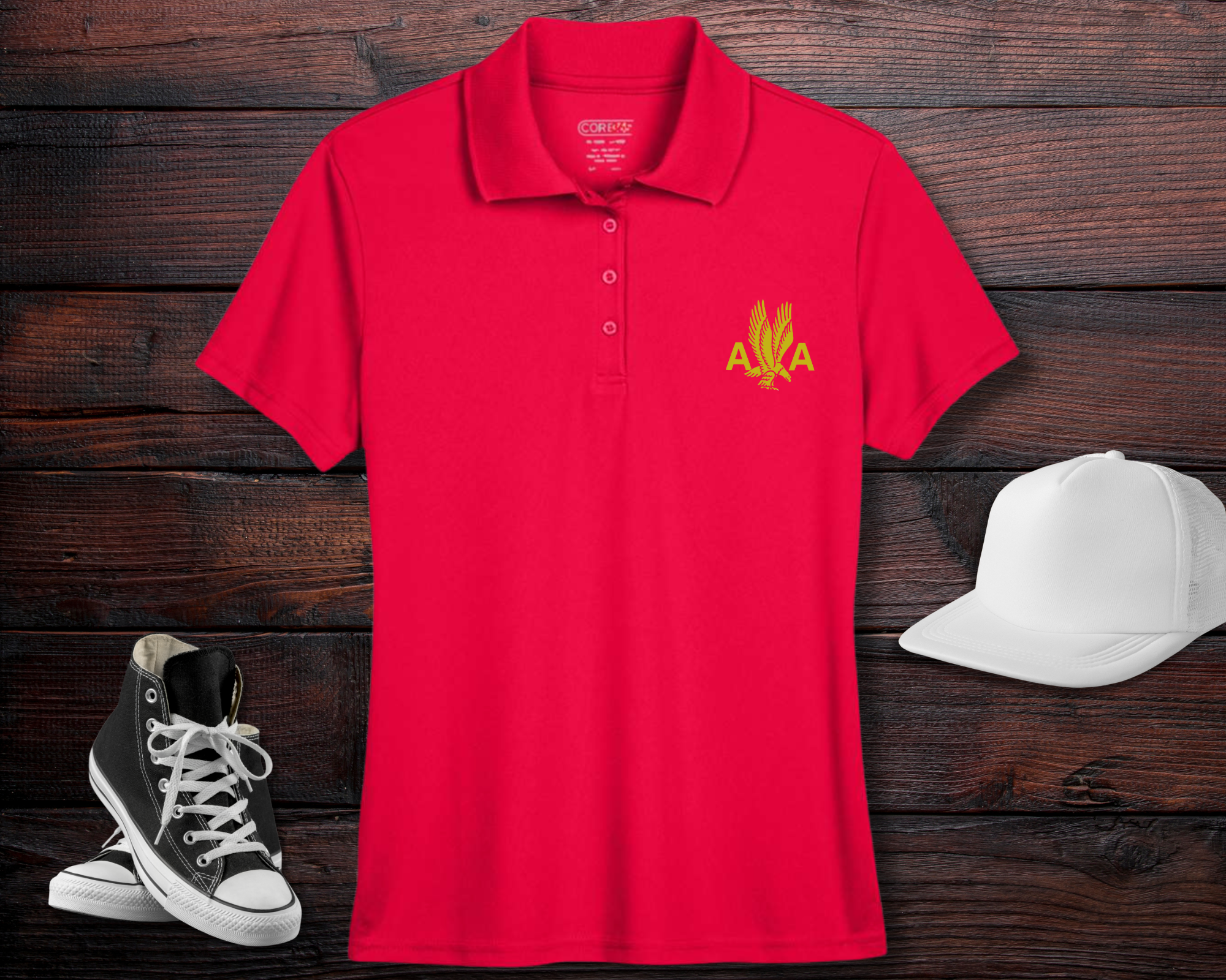 1940's AA Logo Women's Wicking Polo