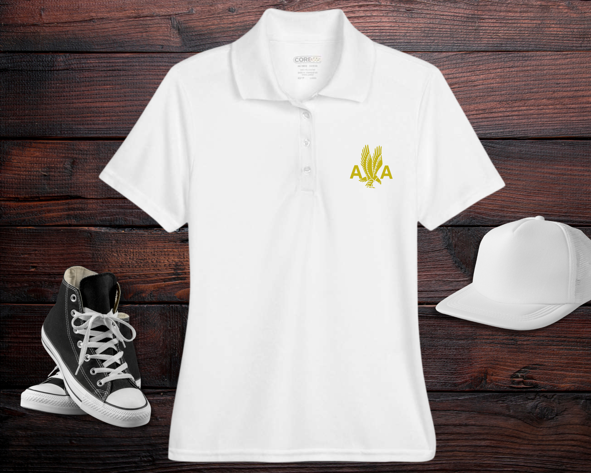 1940's AA Logo Women's Wicking Polo