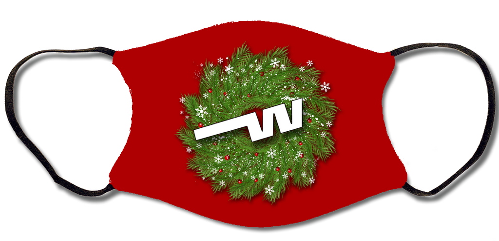Western Airlines Christmas Face Mask