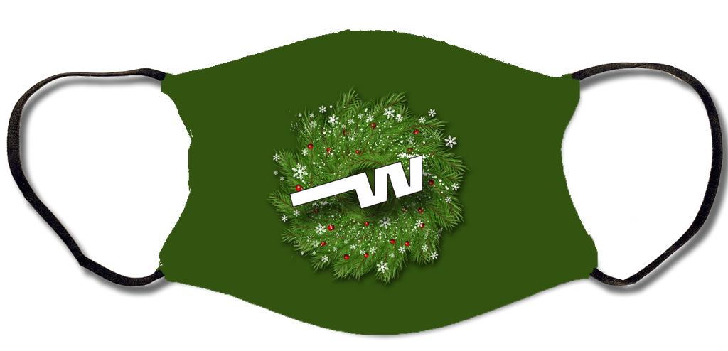 Western Airlines Christmas Face Mask