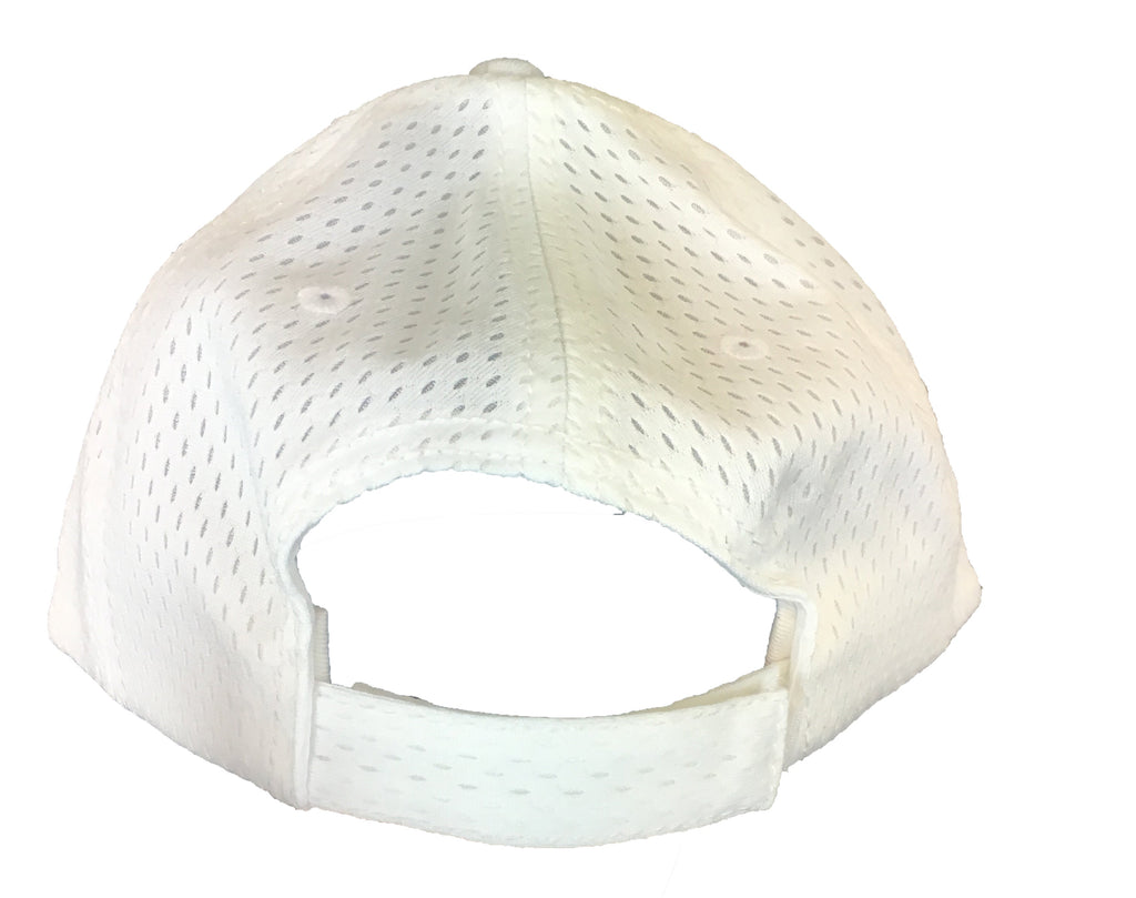 White Mesh Cap Back
