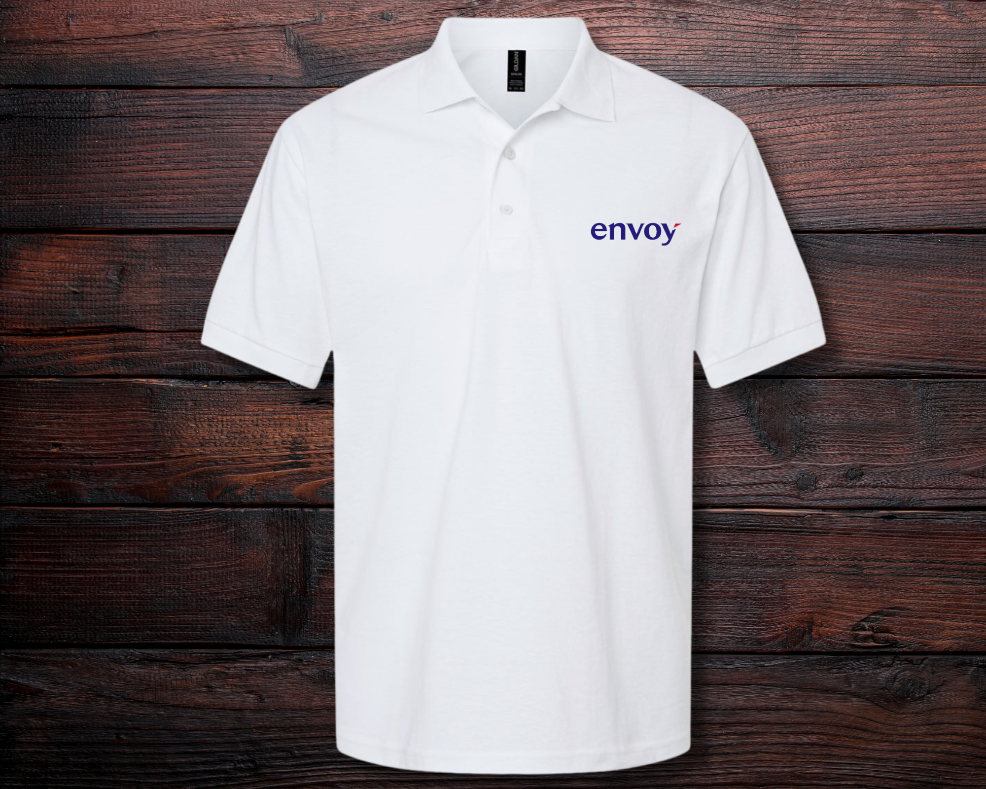Envoy Logo Wicking Polo Left chest Embroidery