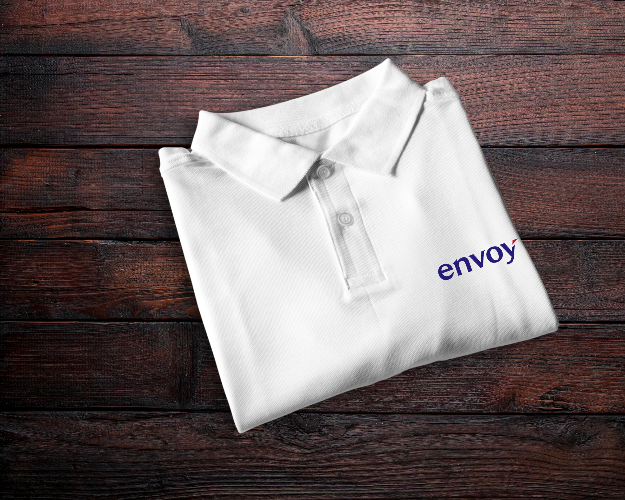 Envoy Logo Wicking Polo Left chest Embroidery