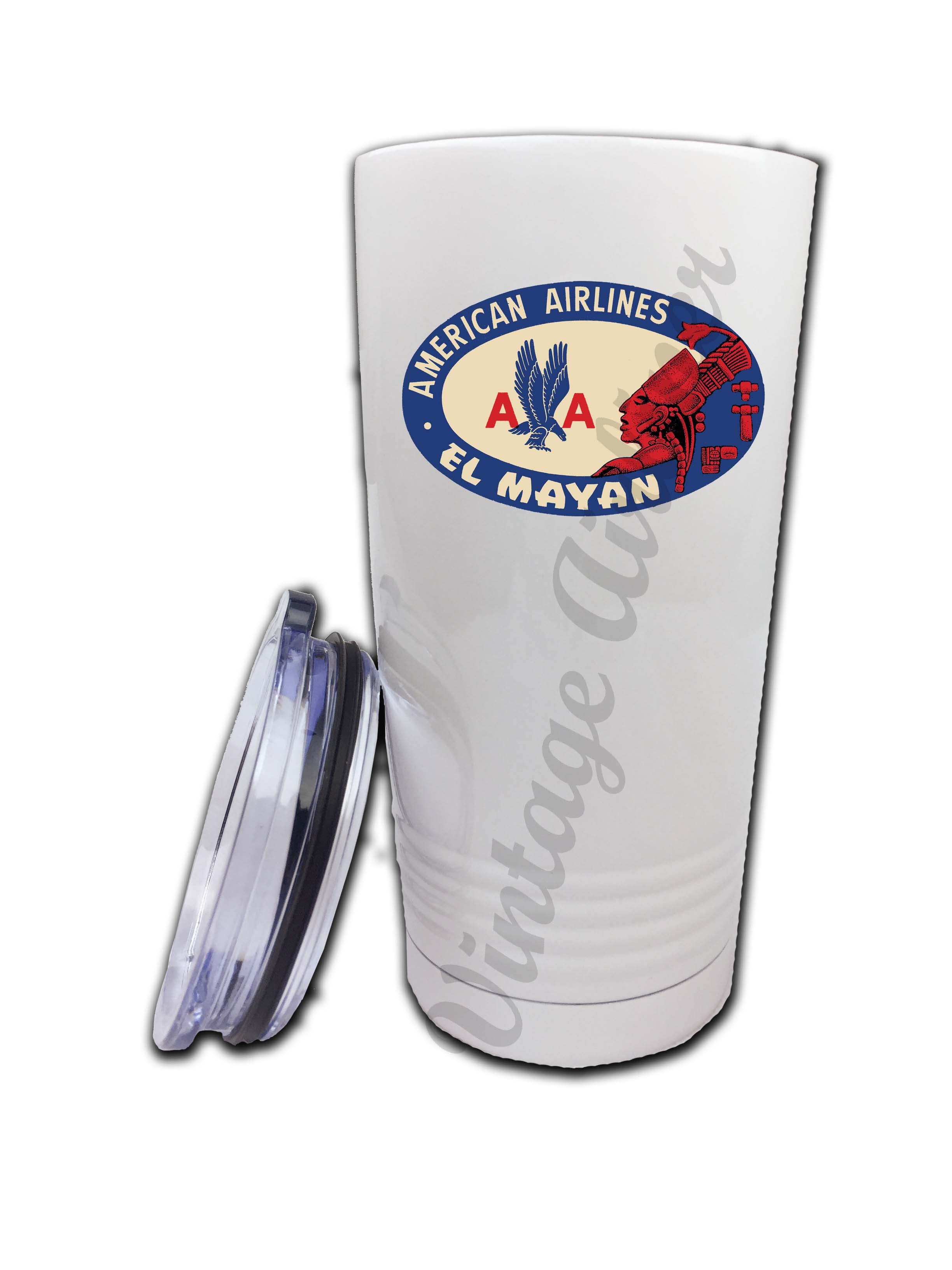 American Airlines El Mayan Bag Sticker Tumbler