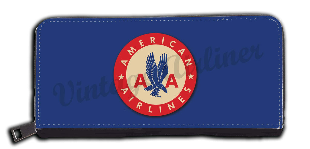 AA 1940s Blue Round Wallet