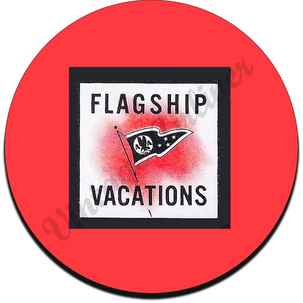 AA Flagship Vacation Vintage Sandstone Coaster
