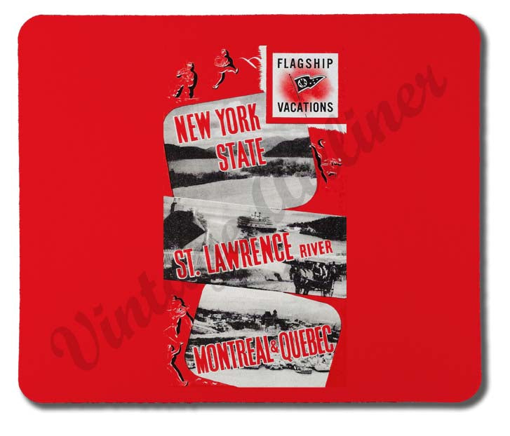 AA Flagship Vacation Vintage Mousepad