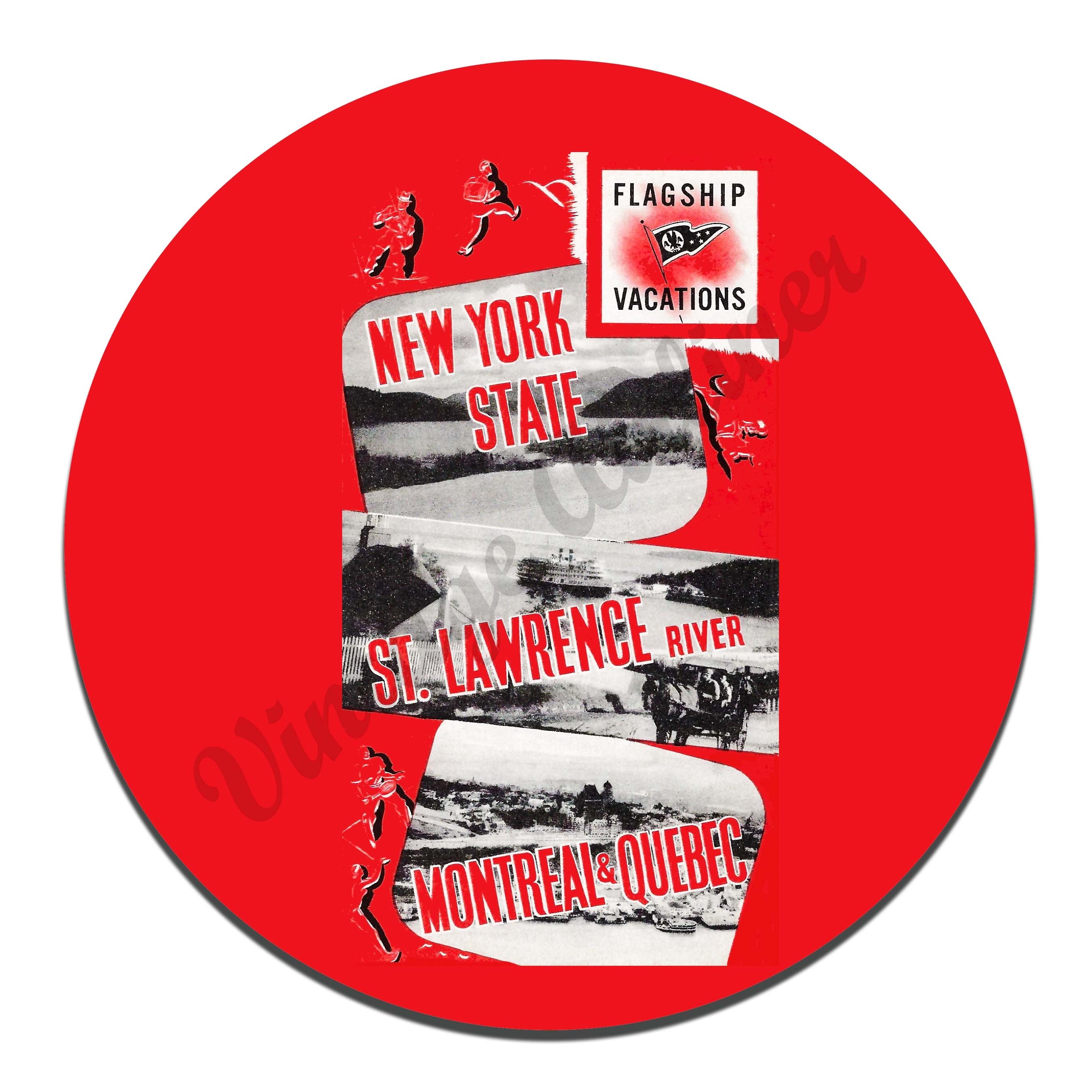 AA Flagship Vacation Vintage Mousepad