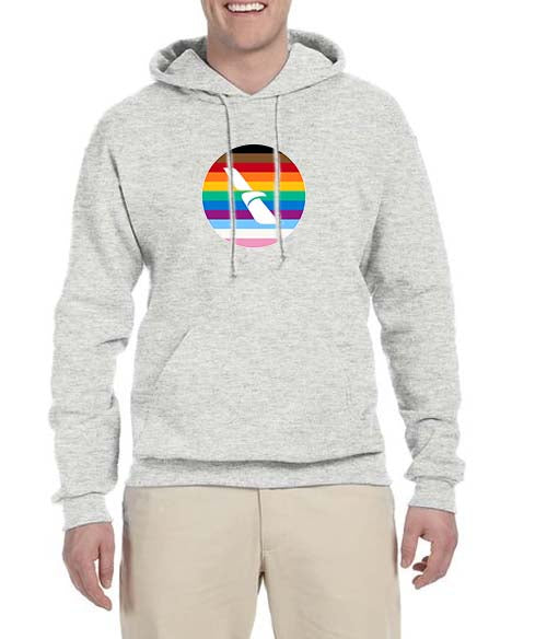 Pride 2013 American Airlines Logo Hooded Sweatshirt Embroidered