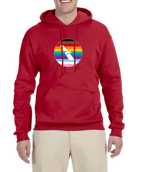 Pride 2013 American Airlines Logo Hooded Sweatshirt Embroidered