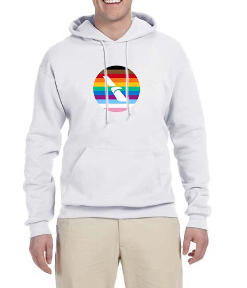 Pride 2013 American Airlines Logo Hooded Sweatshirt Embroidered
