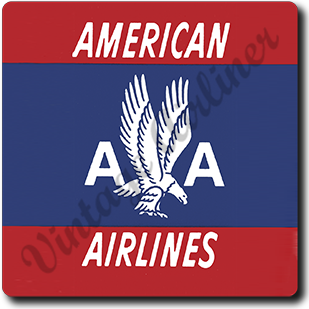AA 40's Logo Red Square Sandstone Coaster
