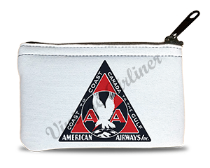 American Airlines 1930's American Airways Bag Sticker Rectangular Coin Purse