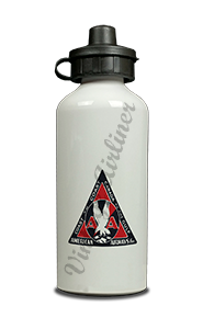 American Airlines 1930's Triangle Bag Sticker Aluminum Water Bottle
