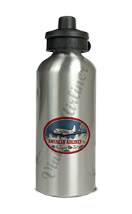 American Airlines Flagship Fleet Bag Sticker Aluminum Water Bottle
