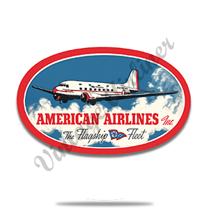 AA Flagship Fleet Bag Sticker Round Sandstone Coaster