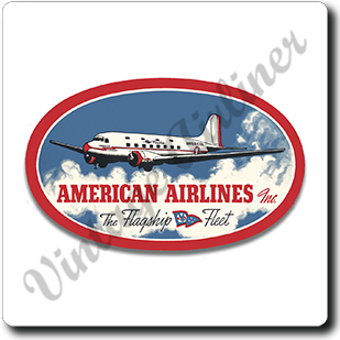 AA Flagship Fleet Bag Sticker Square Sandstone Coaster
