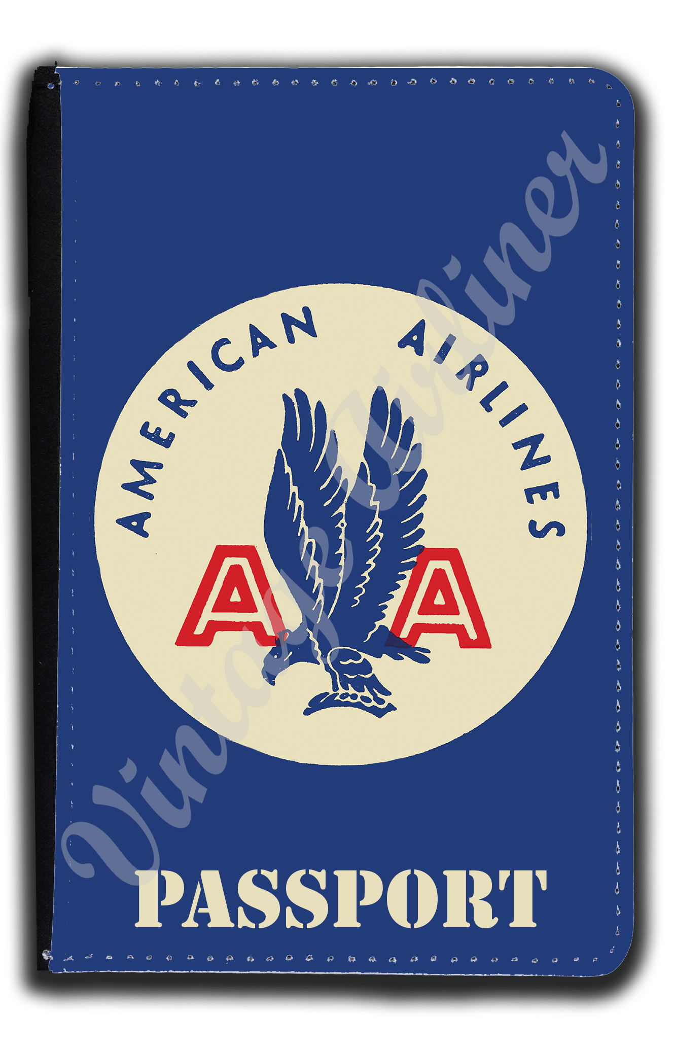 AA 1940's Blue Passport Case