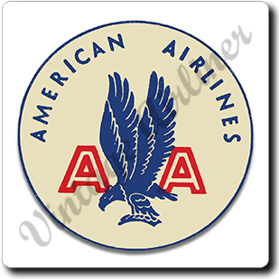 AA 1940's Square Sandstone Coaster