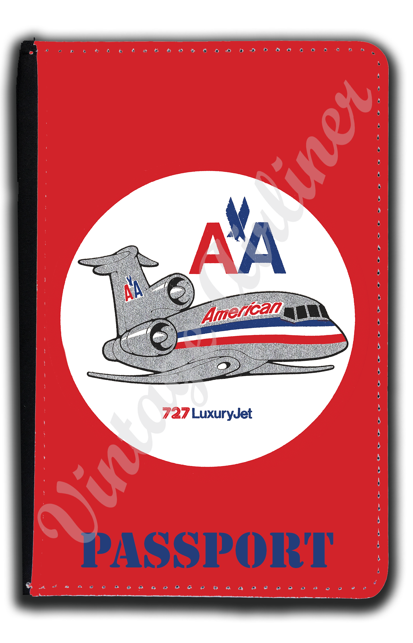 AA 727 Old Livery Passport Case