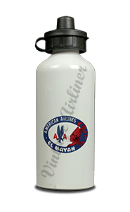 American Airlines El Mayan Bag Sticker Aluminum Water Bottle