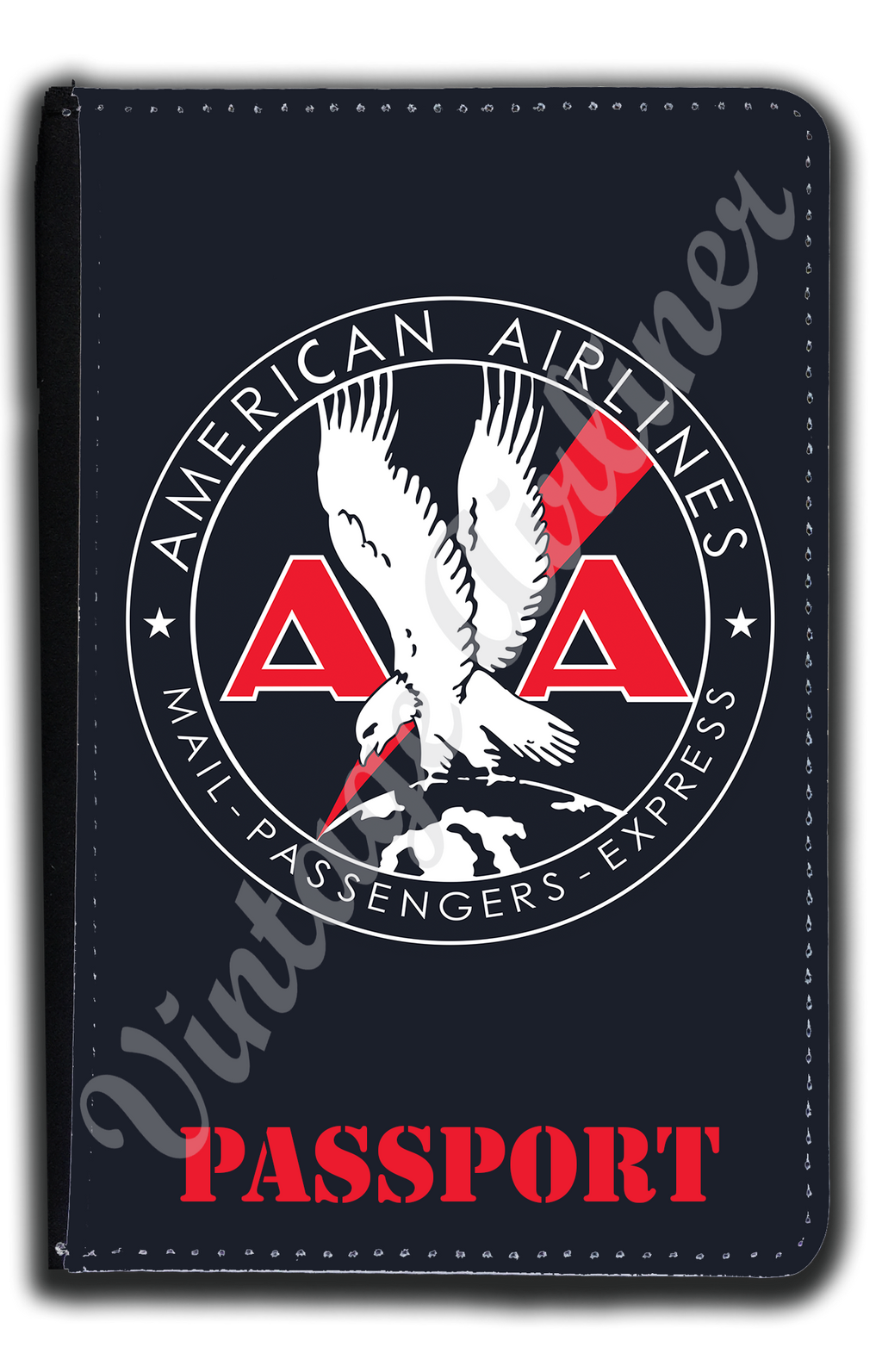 AA 1930's Mail Passenger Cargo Passport Case