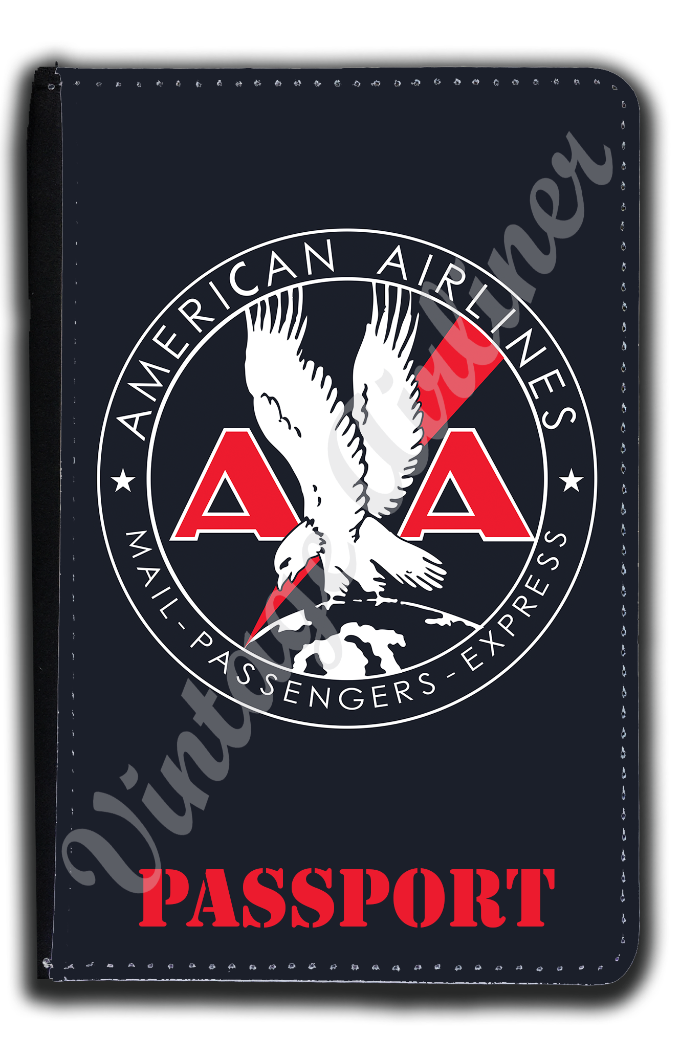 AA 1930's Mail Passenger Cargo Passport Case