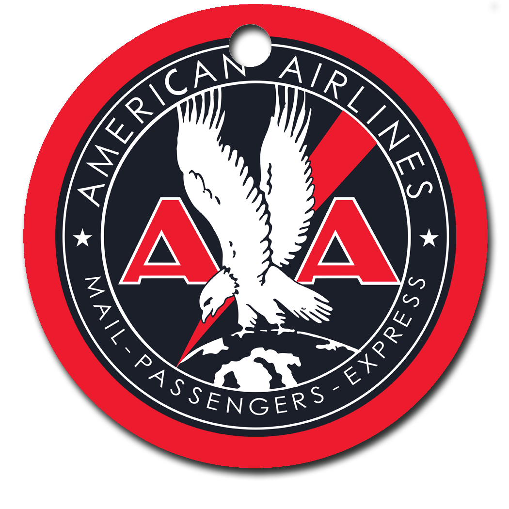 AA 1930's Mail Passenger Cargo Logo Ornaments