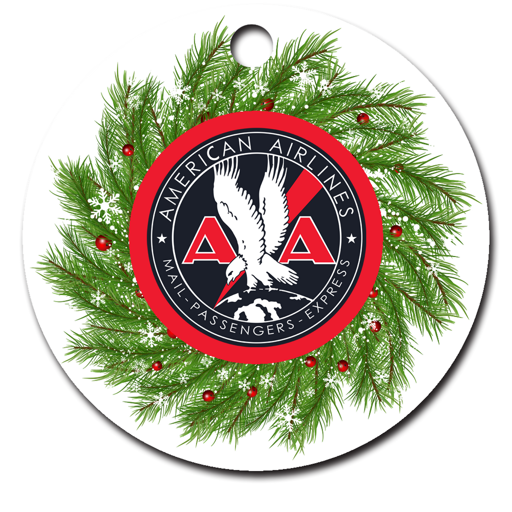 AA 1930's Mail Passenger Cargo Logo Ornaments