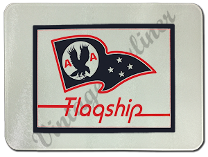 American Airlines Flagship Bag Sticker Glass Cutting Board