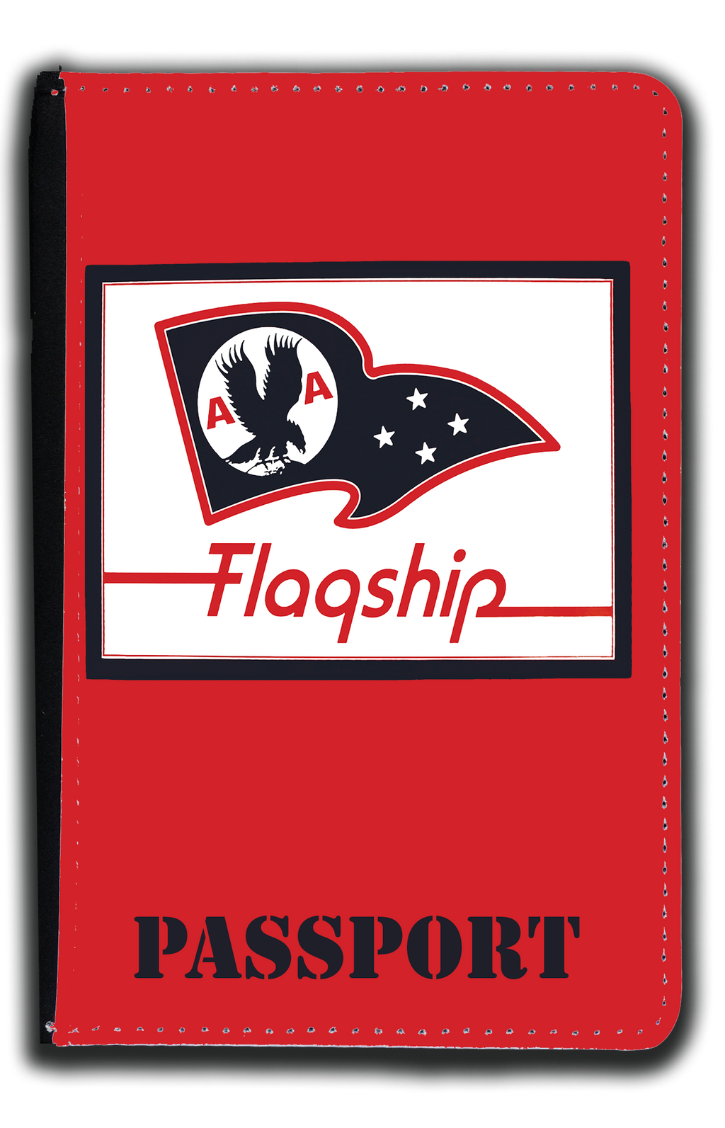 AA Flagship Flag Bag Sticker Passport Case
