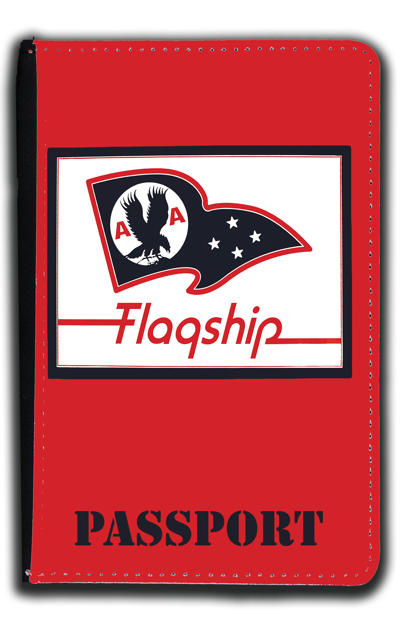 AA Flagship Flag Bag Sticker Passport Case