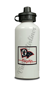 American Airlines Flagship Flag Bag Sticker Aluminum Water Bottle