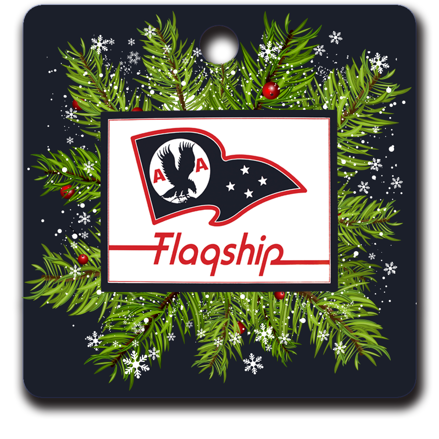American Airlines Flagship Flag Ornaments