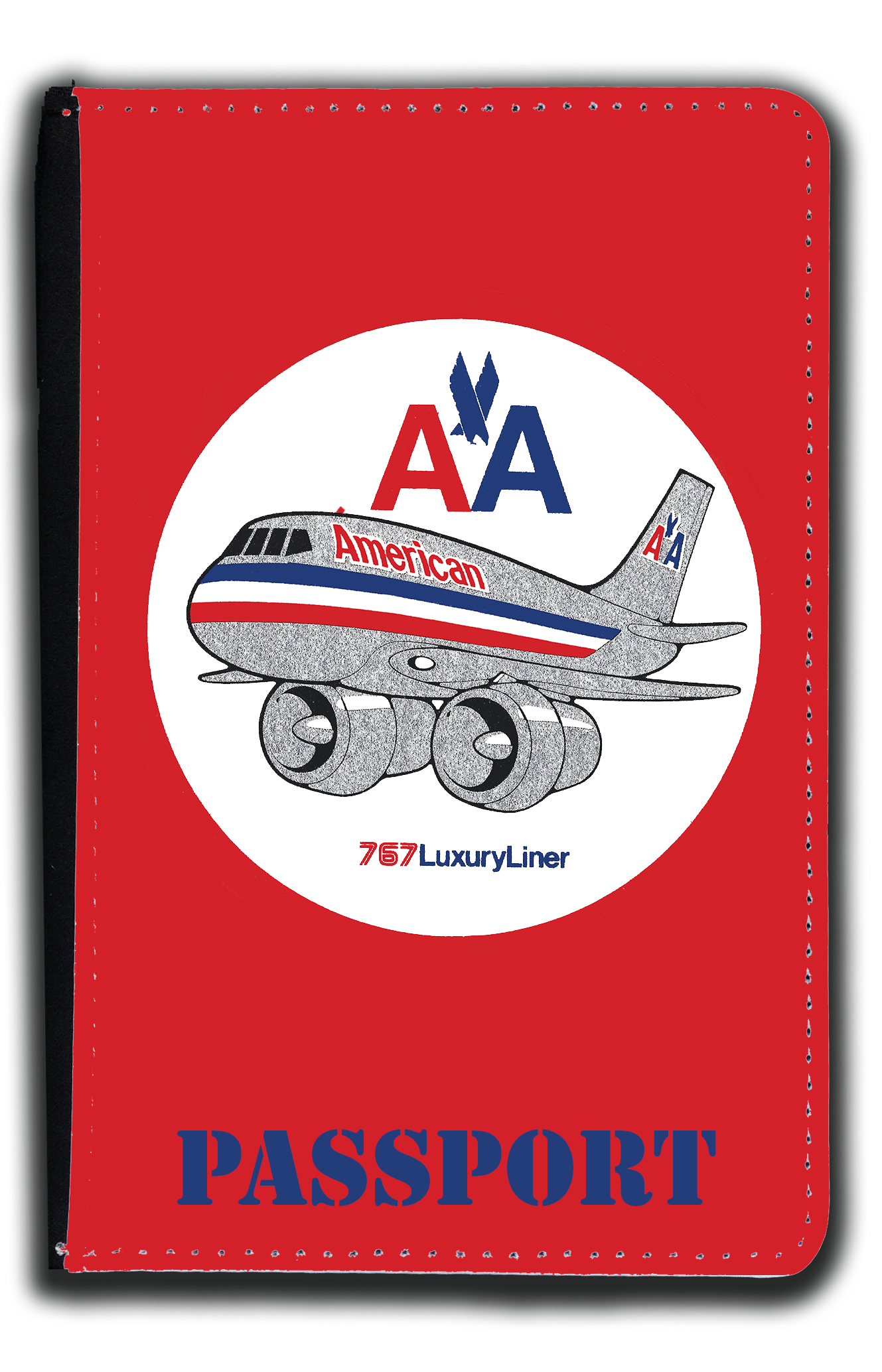 AA 767 Old Livery Passport Case