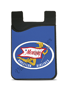 American Airlines 1950's Mercury Bag Sticker Card Caddy