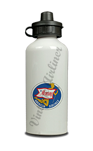 American Airlines 1950's Mercury Service Bag Sticker Aluminum Water Bottle